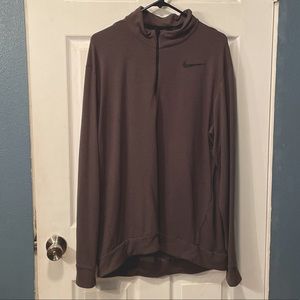 Men's Nike Dri-Fit Weight Quarter Zip Shirt / Jacket Gray